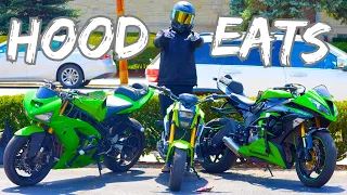 3 Bikes, 3 Hoods! SPECIAL EDITION (#HoodEats Episode 60)