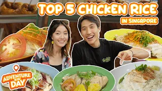 TOP 5 Chicken Rice in Singapore?! | Adventure Of The Day Ep 10