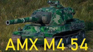 AMX M4 54 обзор на тяжа с пушкой нового поколения