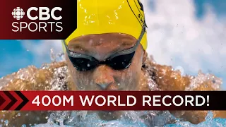 Summer McIntosh breaks 2nd world record at Canadian swimming trials | CBC Sports