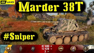 World of Tanks Marder 38T Replay - 9 Kills 2.3K DMG(Patch 1.6.1)