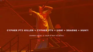 230625 Agust D Tour D-Day in Seoul Cypher pt3 Killer + Cypher pt4 + UGH! + Ddaeng + HUH?! 4K