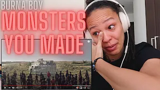 This was an EMOTIONAL One! 😩 | Burna Boy - Monsters You Made | [REACTION!!]