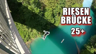 Unser höchster Sprung in 2020!! // Lucky und ich springen von der Monster-Brücke! (über 25 Meter)