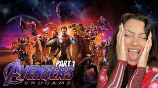 Stan Lee, THANK YOU!!! First Time Watching AVENGERS: ENDGAME Reaction | Part 1/2