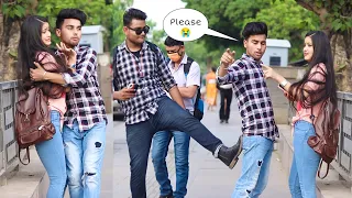 Accidentally Hugged a cute girls | Part -2 | T RAJNISH PRANK | Epic reactions