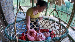 Full 120 days: single mother raising her 4-month-old daughter living alone in the high mountains