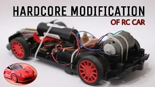 RC car modification | with upgraded engine and power source