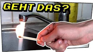 STREICHHOLZ mit WASSER anzünden! - Gefährliche Experimente #145