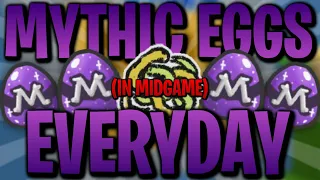 How to get mythic eggs daily! *IN MIDGAME* | Roblox bee swarm simulator