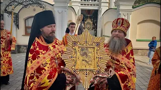 СЬОГОДНІ!! Торжественний пасхальний хресний хід монахів Почаївської Лаври. 18.04.2023