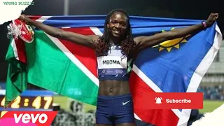 christine mboma 200m today live wins again and full interview