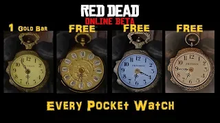 How to use the Pocket Watch in Red Dead Online | RDR2 | Red Dead Redemption 2 | Gold Silver Platinum