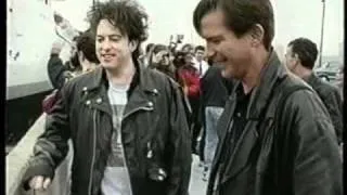 Robert Smith in front of QEII