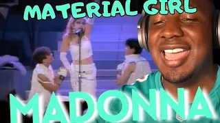 Madonna Material Girl live Reaction