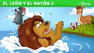 El León, El Ratón y El Oso Somnoliento | Cuentos infantiles para dormir en Español