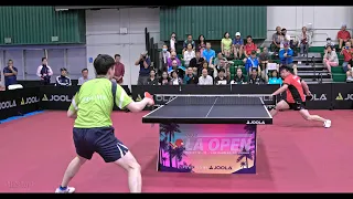 2023 LA Open Table / Slow-motion Highlights /  Wang Zhen (Eugene) vs Ma Jinbao