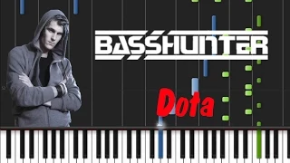 Basshunter - Dota [Synthesia Tutorial]