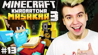 REKRUTUJEMY SOJUSZNIKÓW DO WALKI Z... Minecraft Kwadratowa Masakra 3 #13