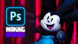 Making Oswald from Friday Night Funkin' in Photoshop | Speed Edit | Vs. Oswald