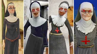 Evil Nun's Face Evolution (Evil Nun 2 - Ice Scream 3) PART 2