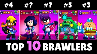 TOP 10 MEILLEURS BRAWLERS de Brawl Stars (saison 21) - Novembre 2023