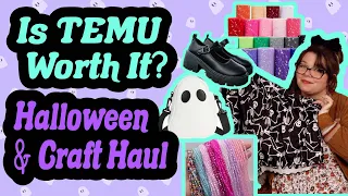 Temu Halloween Haul 2023 | Is Temu worth it? | Halloween Arts & Crafts | Honest Temu Review