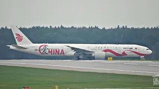 Chinese pilot on a big beautiful Boeing 777-300ER