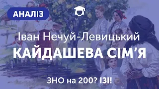 АНАЛІЗ ТВОРУ "Кайдашева сім'я" | Іван Нечуй-Левицький | ЗНО 2021