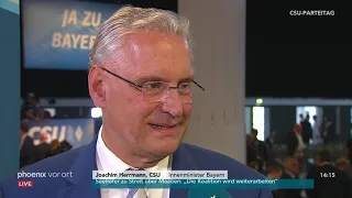 CSU Parteitag: Joachim Herrmann im Interview am 15.09.2018