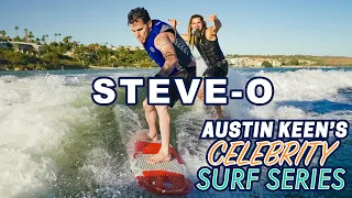 Steve-O Shreds Austin Keen like a Surfboard on Celebrity Surf Series