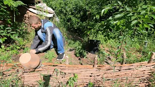 Землянка бункер. Свой огород