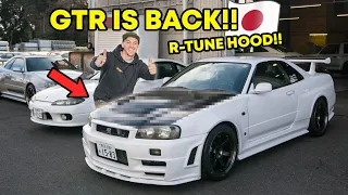 Getting My DREAM R34 GTR in Japan & Installing CARBON FIBER NISMO HOOD!