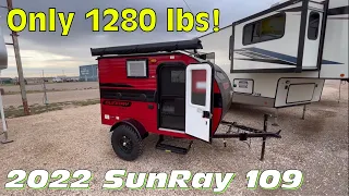 2022 SunRay 109 Tiny Travel Trailer
