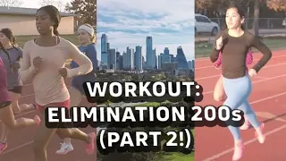 Workout: Elimination 200ms Part Two With Born To Run Track Club Girls