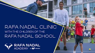 Rafa Nadal Clinic with the children of the Rafa Nadal School