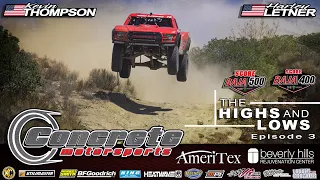 Concrete Motorsports || The Highs and Lows || Episode 3 || Baja 500-400 2022