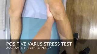 Positive Varus Stress Test