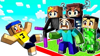 TRAPPED on ONE SCARY CHUNK in Minecraft!