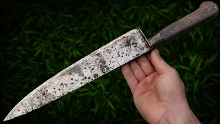 Big Italian Chef's Knife Restoration