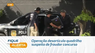 Operação desarticula quadrilha suspeita de fraudar concurso da Policia Militar de Alagoas