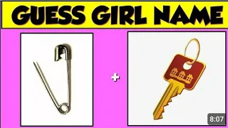 Guess The Girls Name by Emoji challenge  Hindi 😱|| New Paheliyan in Hindi || Majedar cartoon Paheli