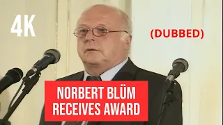 Norbert Blüm Receives Award (Dubbed) (Now in 4K)