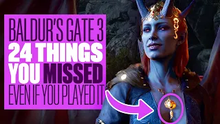 24 Things In Baldur's Gate 3 You Missed (Even If You Played It) - BALDUR'S GATE 3 SECRETS + DETAILS