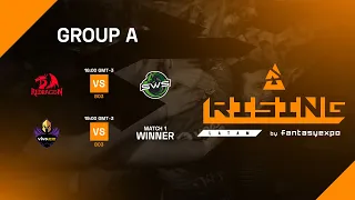 LIVE: BLAST Rising 2021 LATAM - Day 2, Group A