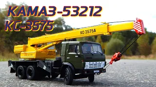 🚧🚗КАМАЗ-53212 КС-3575 АВТОКРАН | AVD MODELS | SSM | КОНВЕРСИЯ | МОДЕЛЬ 1:43 | ДАЛЬНОБОЙЩИКИ