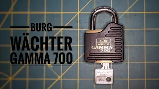 [33] Picking a Burg Wächter Gamma 700