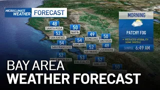 Bay Area Forecast:  Foggy Start, Warm Inland Temps