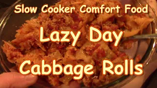 Slow Cooker Lazy Cabbage Rolls
