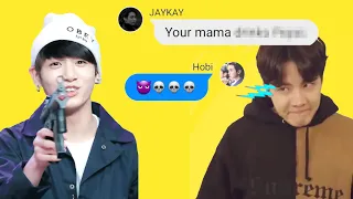 BTS Texts - Jungkook and J Hope's huge fight!